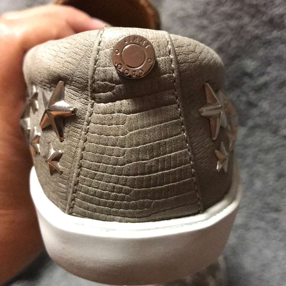 Jimmy Choo Slip on Sneaker  34.5 EUC Woman Fashion - Picture 6 of 7